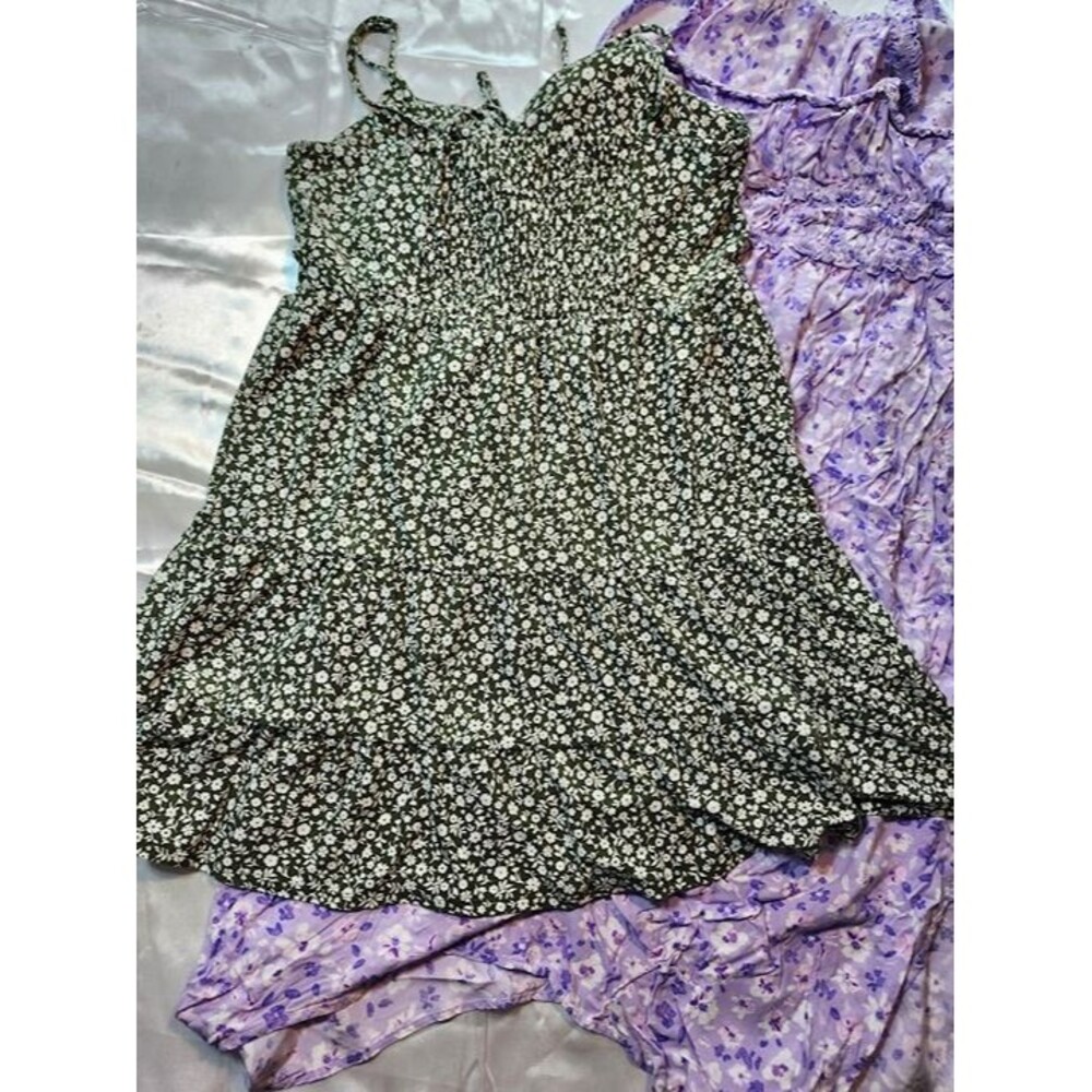 No Boundaries Summer Dress Lot 4 L 11-13 Floral Tie Dye Mini Maxi Bundle #202